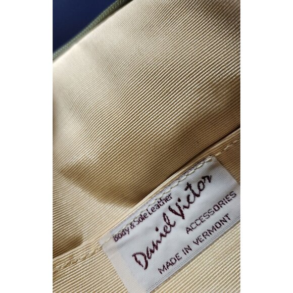 Vintage Tapestry & Reptile Leather Purse Daniel Victor Vermont - Picture 15 of 16